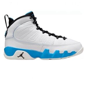 Nike Air Jordan Men’s Retro 1 White/Black/Powder Blue Sneakers